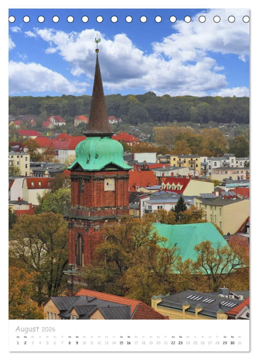 Bild: 9783516399509 | Ein Tag durch Schwerin (Tischkalender 2026 DIN A5 hoch), CALVENDO...