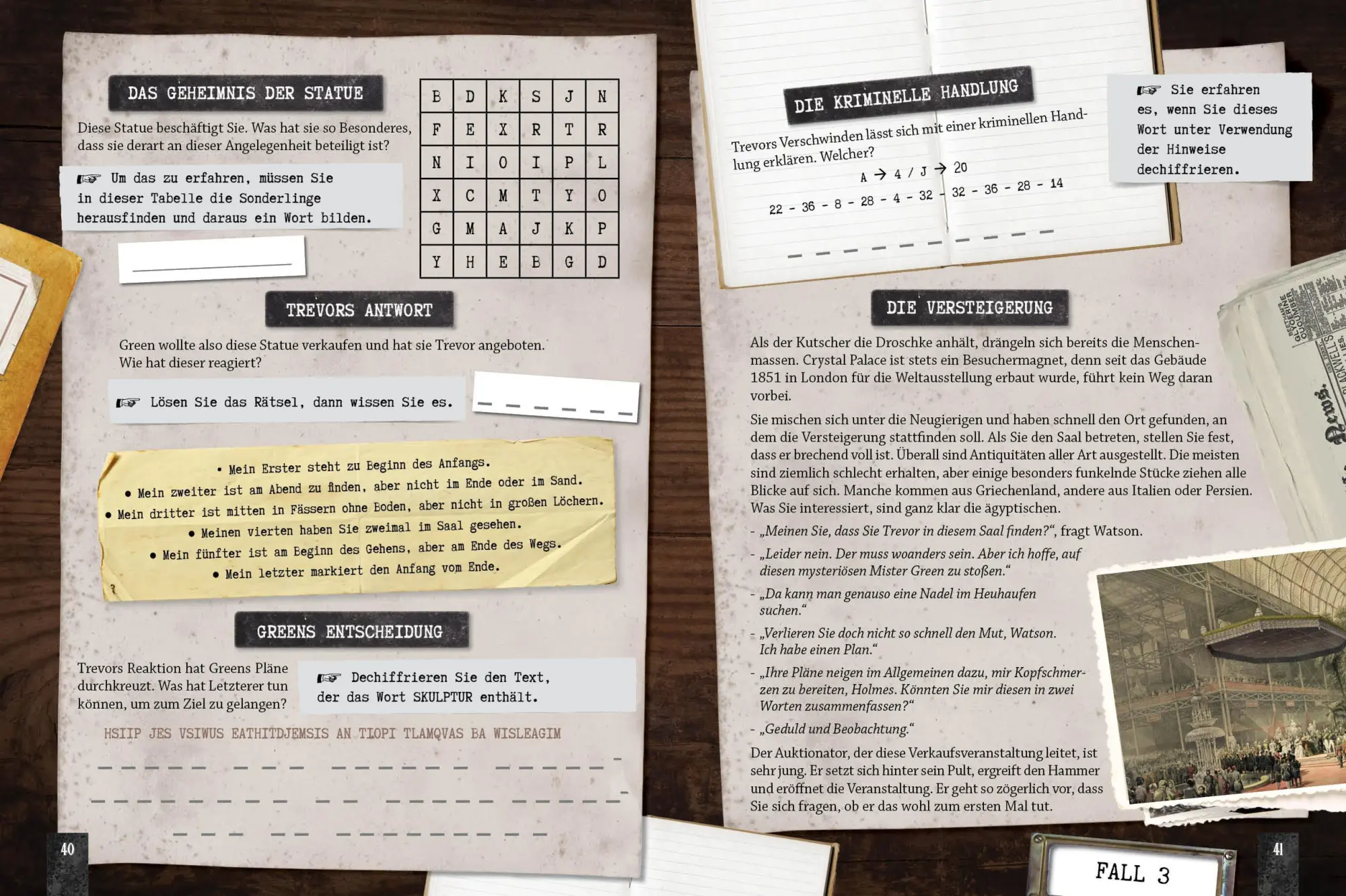Bild: 9783745919509 | Detective Games - Löse die Fälle! | Pascal Guichard (u. a.) | Buch