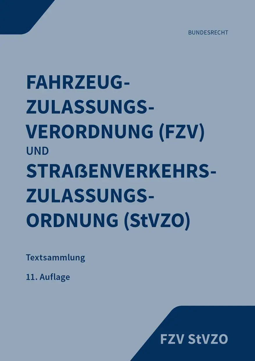 Cover: 9783949409509 | Fahrzeug-Zulassungsverordnung (FZV) und...