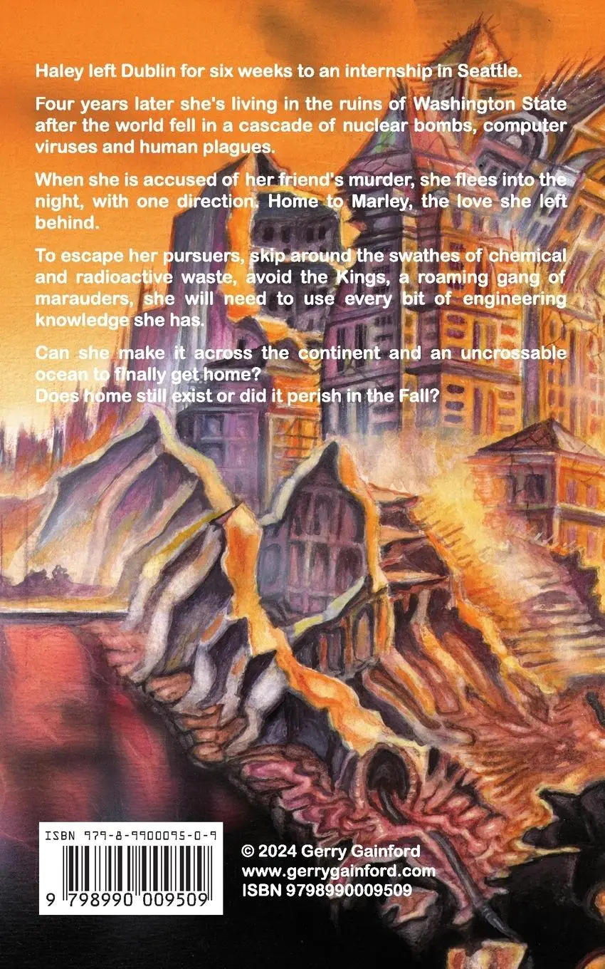 Rückseite: 9798990009509 | After the Fall | The Engineer and the Apocalypse | Gerry Gainford