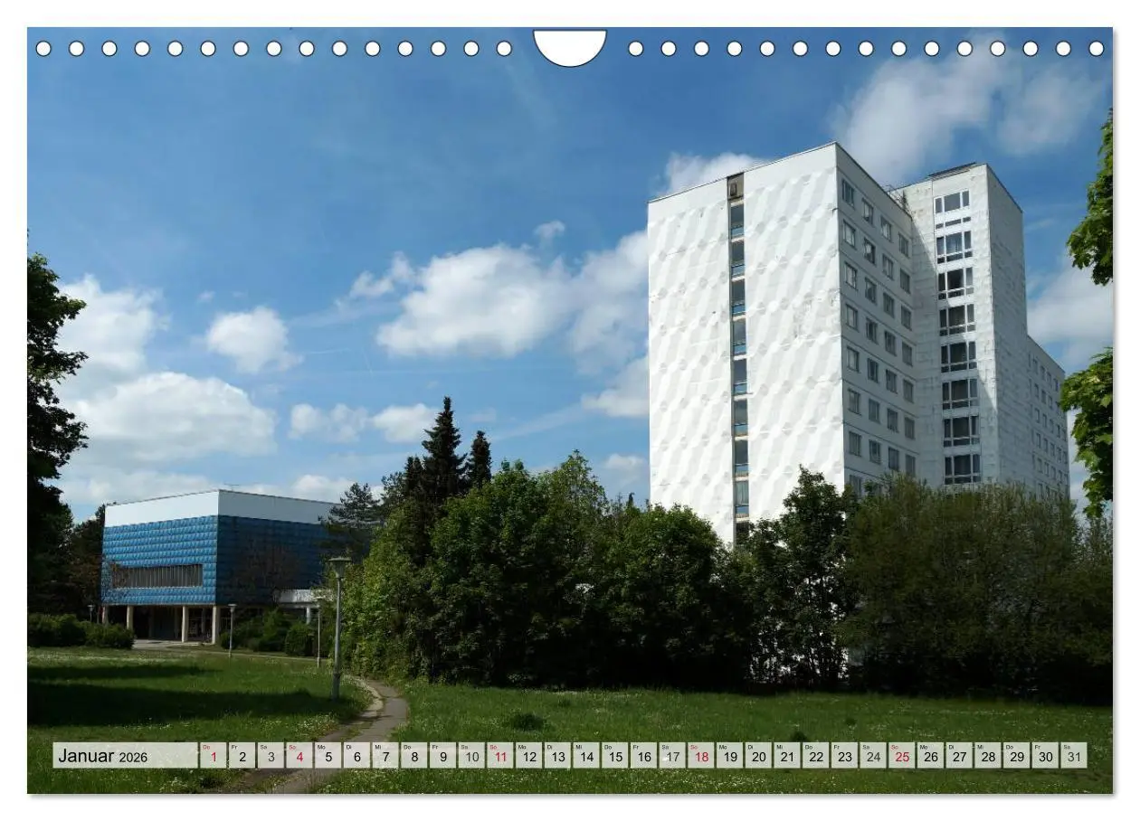 Bild: 9783516219609 | Architektur-Charme der DDR (Erfurt) (Wandkalender 2026 DIN A4...