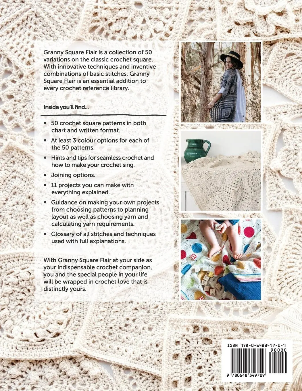 Rückseite: 9780648349709 | Granny Square Flair UK Terms Edition | Shelley Husband | Taschenbuch