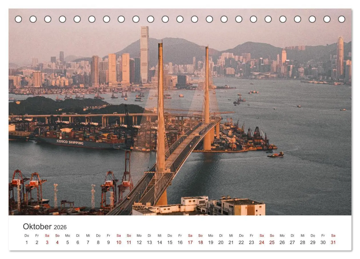 Bild: 9783457599709 | Brücken - Die schönsten Brücken der Welt. (Tischkalender 2026 DIN...