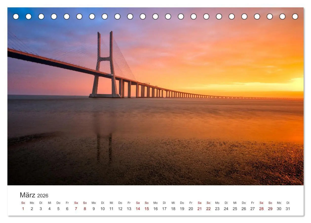 Bild: 9783457599709 | Brücken - Die schönsten Brücken der Welt. (Tischkalender 2026 DIN...