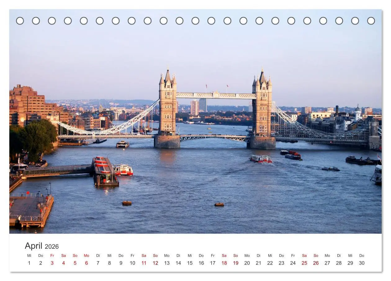 Bild: 9783457599709 | Brücken - Die schönsten Brücken der Welt. (Tischkalender 2026 DIN...
