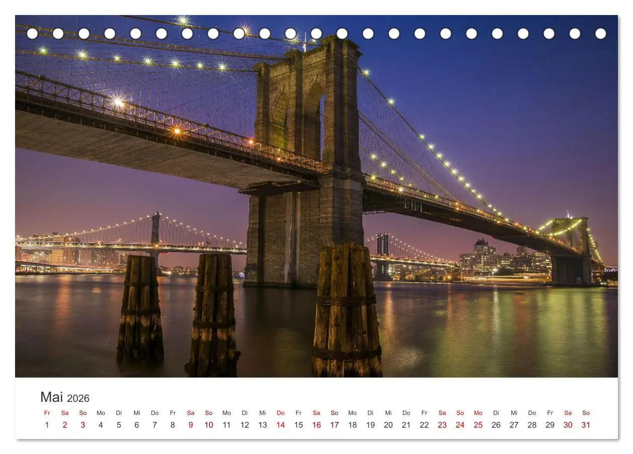 Bild: 9783457599709 | Brücken - Die schönsten Brücken der Welt. (Tischkalender 2026 DIN...