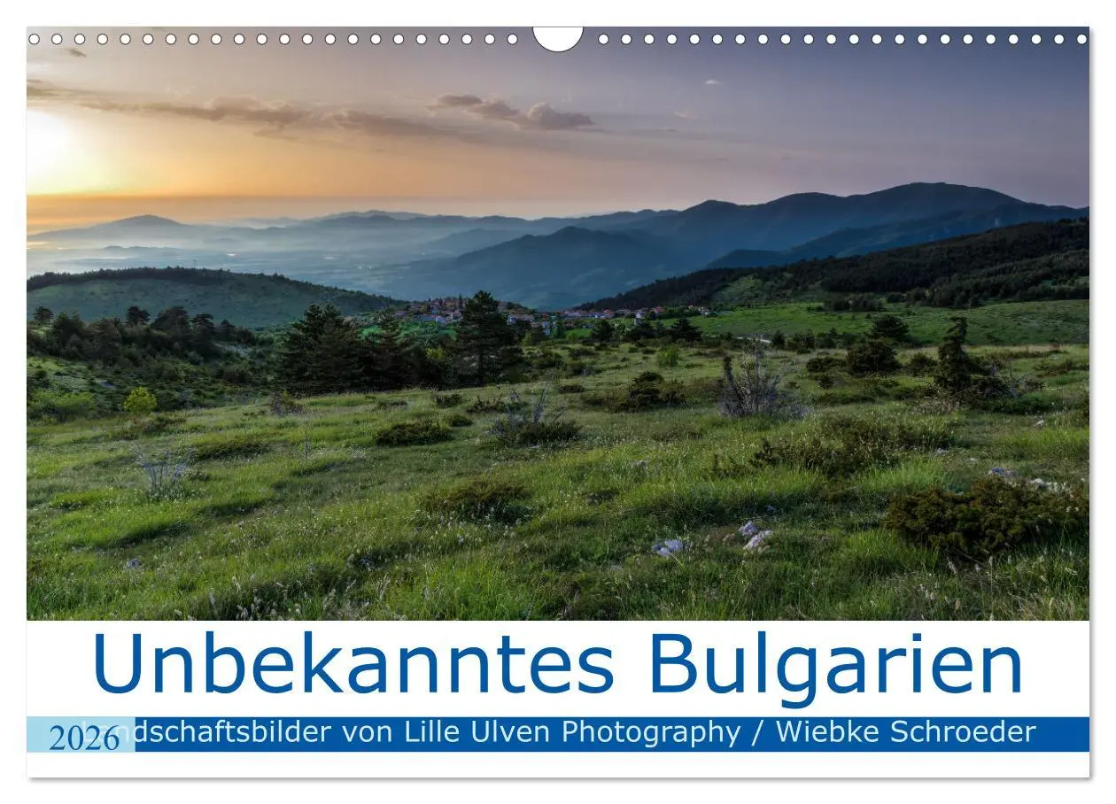 Cover: 9783457669709 | Unbekanntes Bulgarien (Wandkalender 2026 DIN A3 quer), CALVENDO...