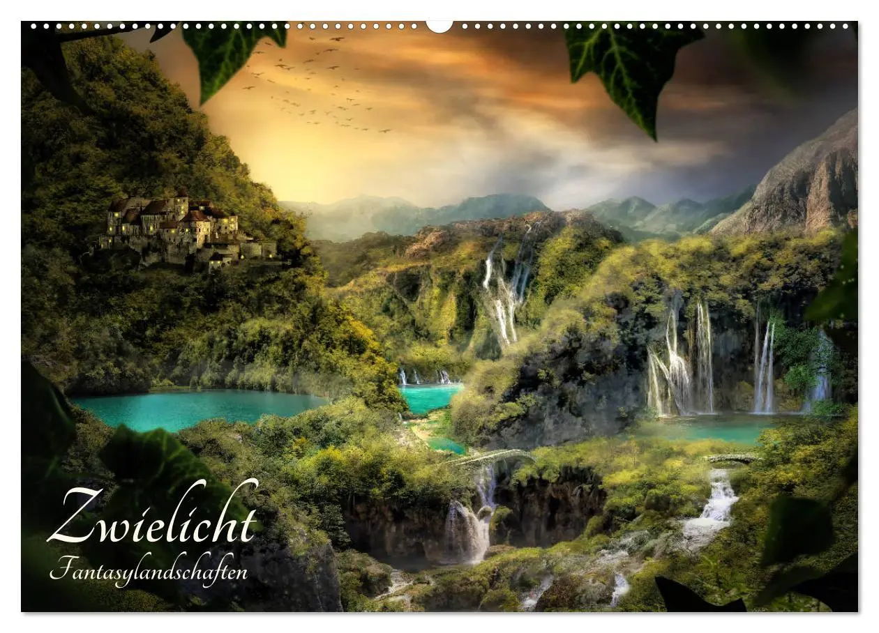 Cover: 9783516069709 | Zwielicht - Fantasylandschaften (Wandkalender 2026 DIN A2 quer),...