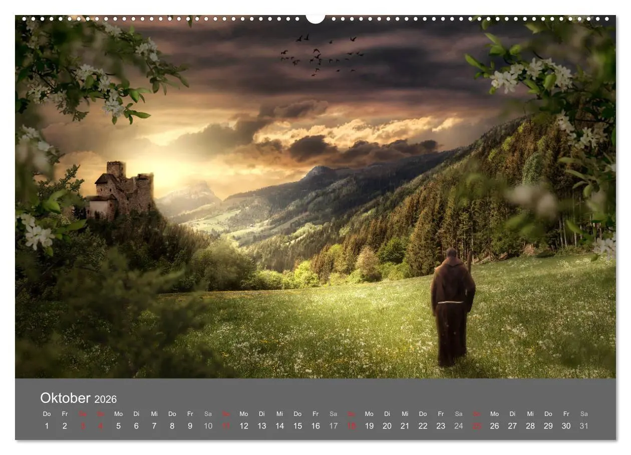 Bild: 9783516069709 | Zwielicht - Fantasylandschaften (Wandkalender 2026 DIN A2 quer),...