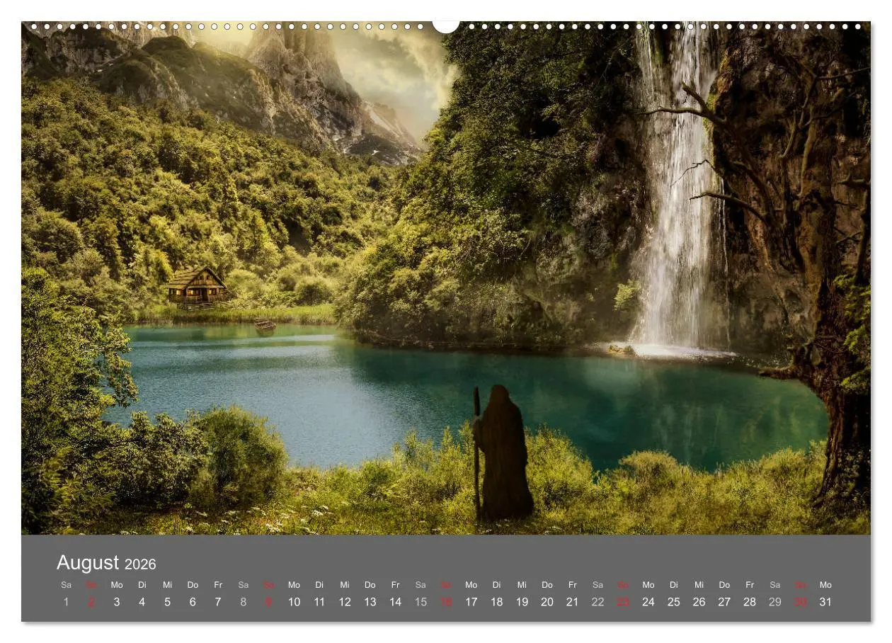 Bild: 9783516069709 | Zwielicht - Fantasylandschaften (Wandkalender 2026 DIN A2 quer),...