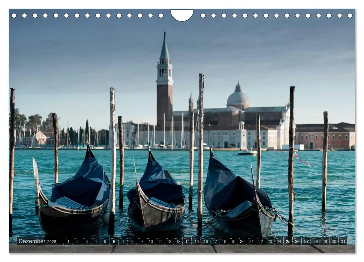 Bild: 9783516139709 | Venedig - Zauber der Lagunenstadt (Wandkalender 2026 DIN A4 quer),...