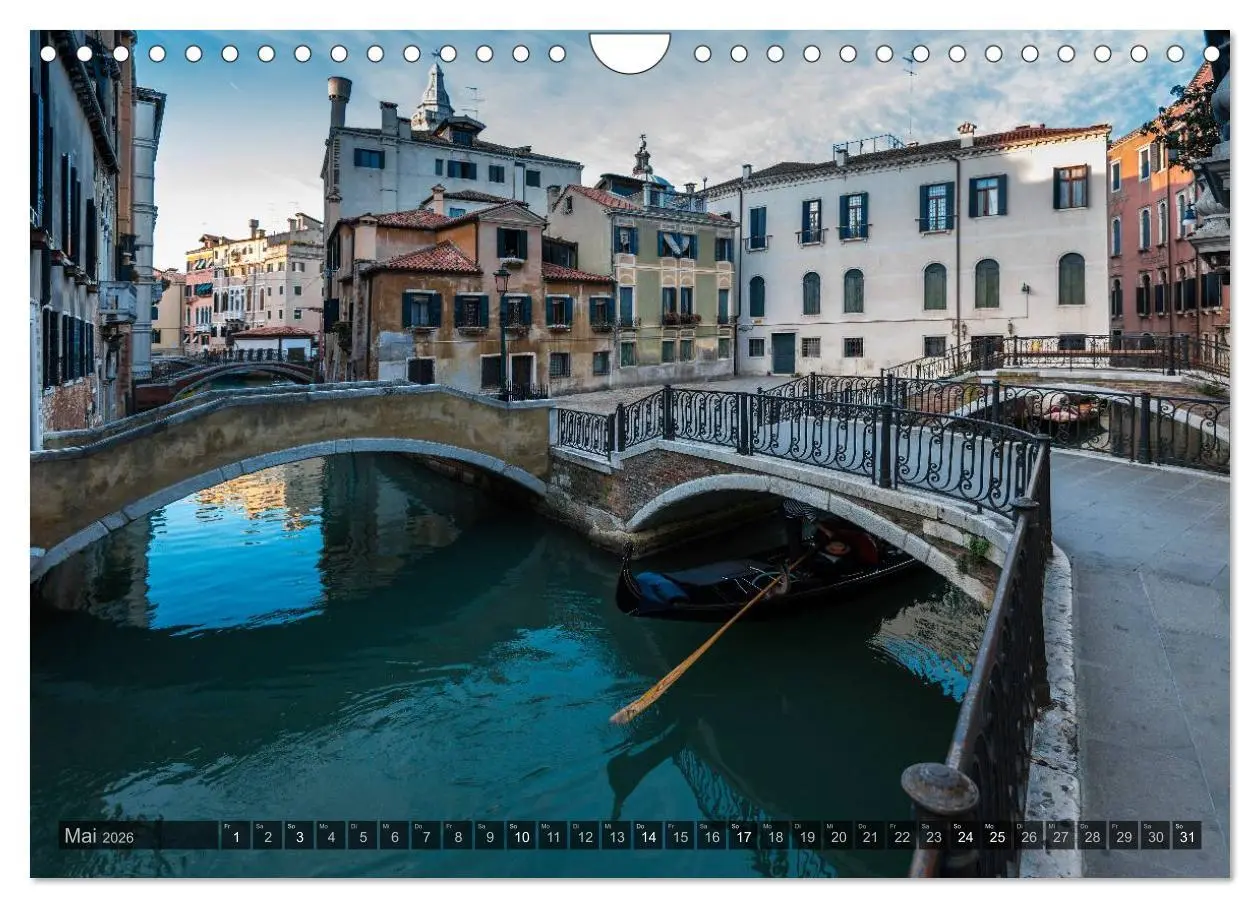 Bild: 9783516139709 | Venedig - Zauber der Lagunenstadt (Wandkalender 2026 DIN A4 quer),...