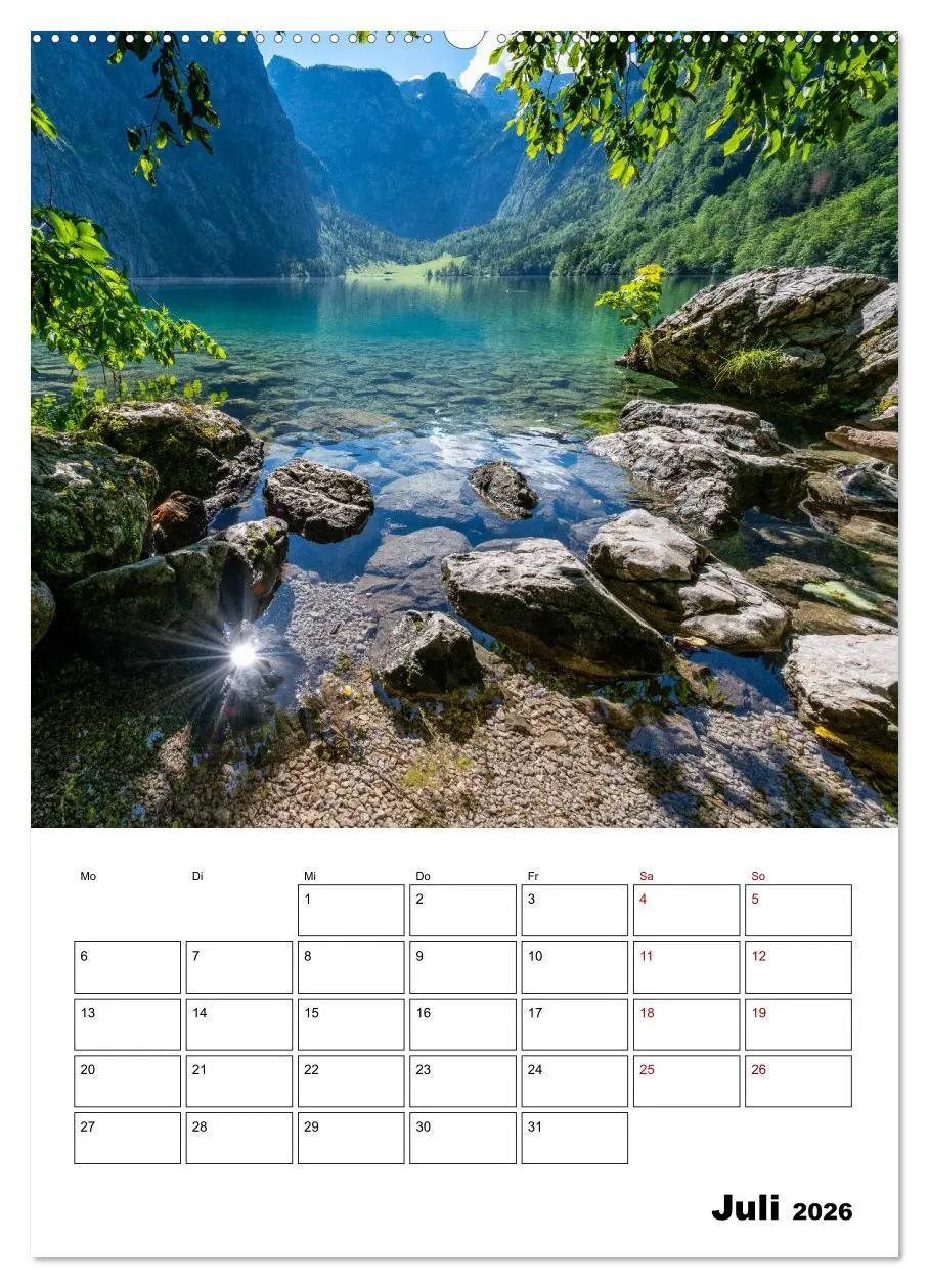 Bild: 9783516379709 | Mein Berchtesgadener Land (Wandkalender 2026 DIN A2 hoch), CALVENDO...