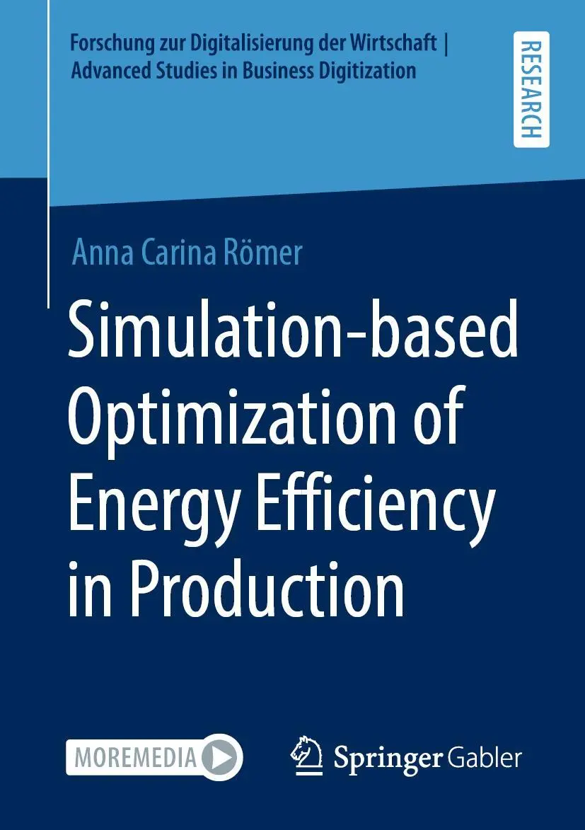 Cover: 9783658329709 | Simulation-based Optimization of Energy Efficiency in Production