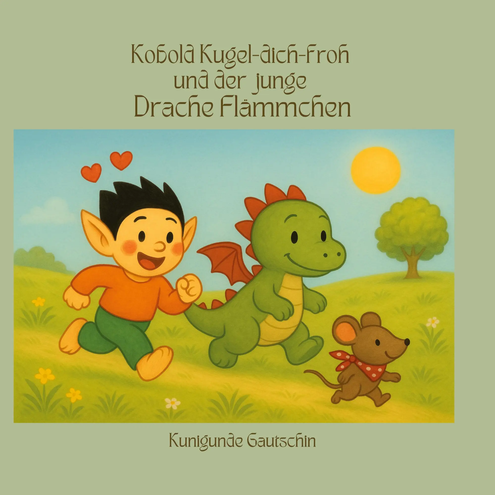 Cover: 9783695199709 | Kobold Kugel-dich-froh und der junge Drache Flämmchen | Gautschin