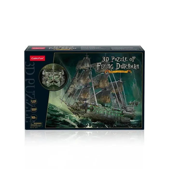 Cover: 7640409429809 | CUBICFUN - 3D Puzzle Flying Dutchman LED 360 Teile | Spiel | 660527