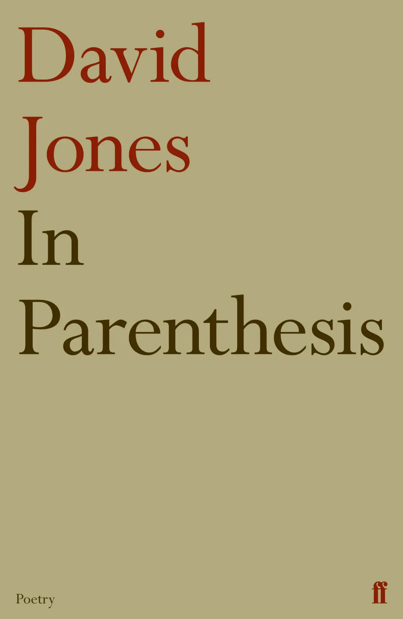 Cover: 9780571259809 | In Parenthesis | David Jones | Taschenbuch | Kartoniert / Broschiert
