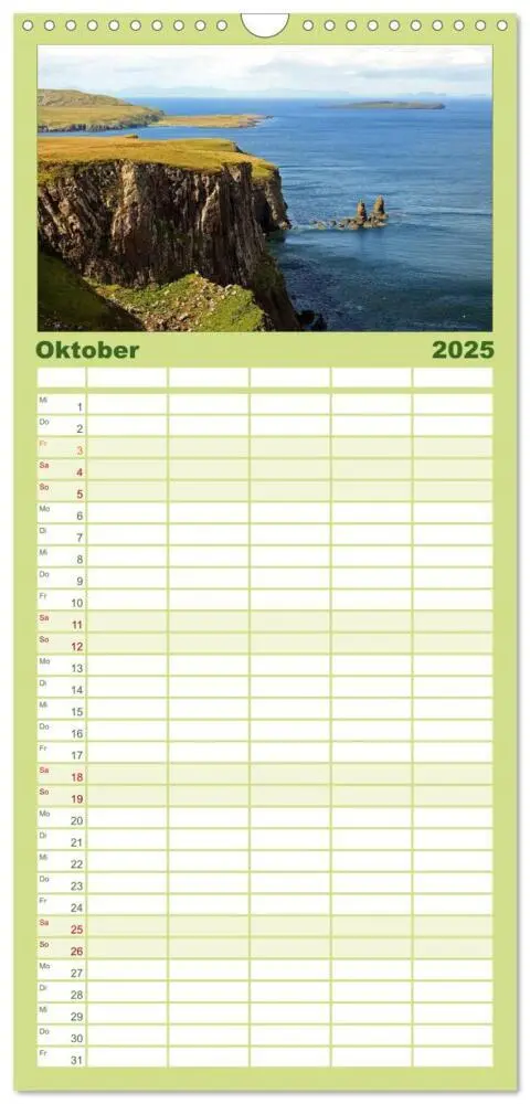 Bild: 9783457109809 | Familienplaner 2025 - Schottland - magischen Orten auf der Spur mit...