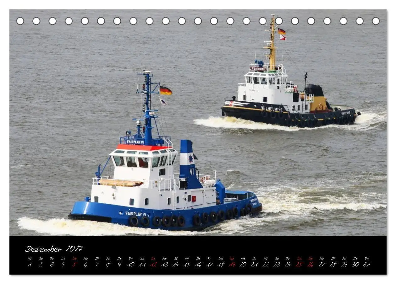 Bild: 9783594109809 | Schiffe - Unterwegs in Norddeutschland (Tischkalender 2027 DIN A5...