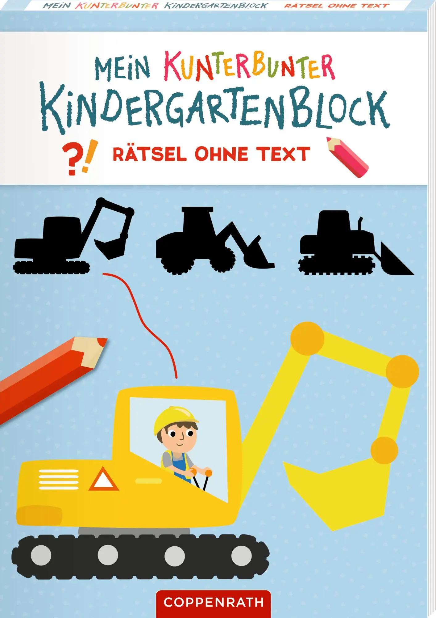 Cover: 9783649649809 | Mein kunterbunter Kindergartenblock | Rätsel ohne Text (Fahrzeuge)