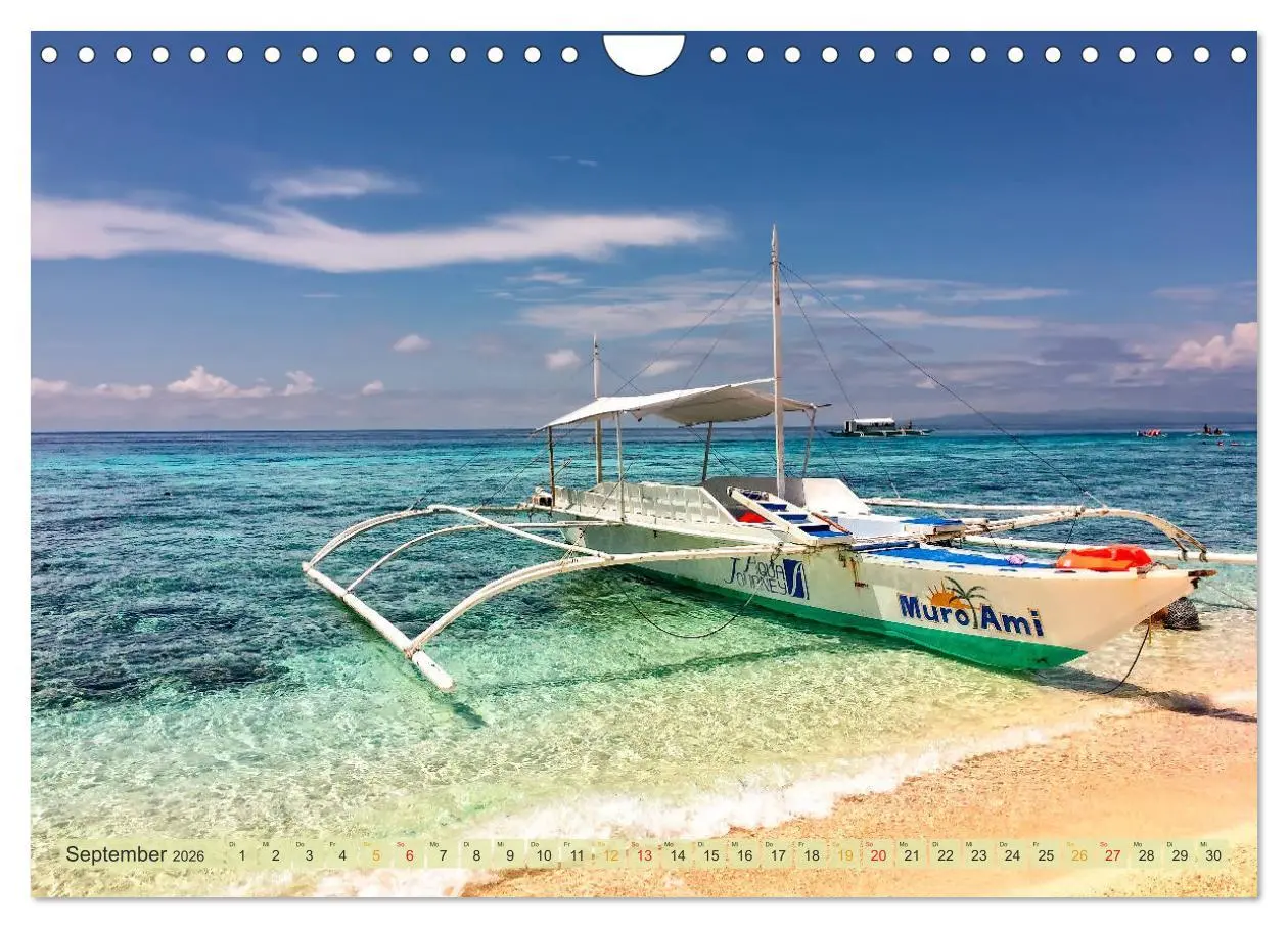 Bild: 9783457889909 | Reise durch Asien - Philippinen (Wandkalender 2026 DIN A4 quer),...