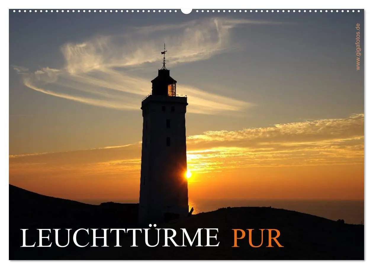 Cover: 9783516119909 | Leuchttürme PUR (Wandkalender 2026 DIN A2 quer), CALVENDO...