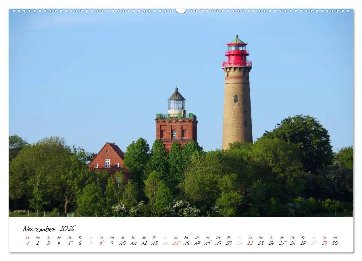 Bild: 9783516119909 | Leuchttürme PUR (Wandkalender 2026 DIN A2 quer), CALVENDO...