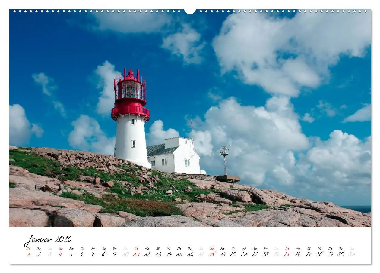 Bild: 9783516119909 | Leuchttürme PUR (Wandkalender 2026 DIN A2 quer), CALVENDO...