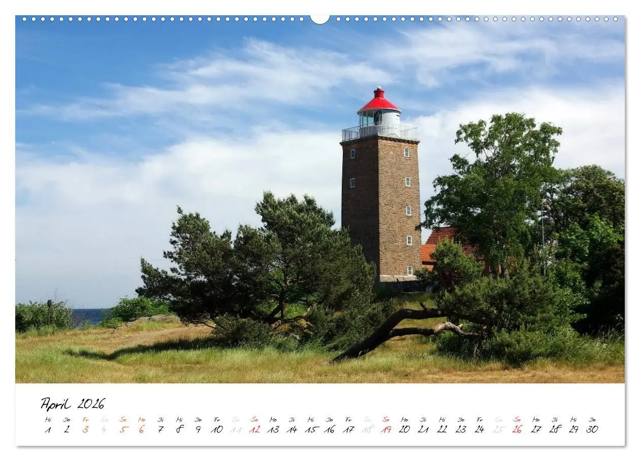 Bild: 9783516119909 | Leuchttürme PUR (Wandkalender 2026 DIN A2 quer), CALVENDO...