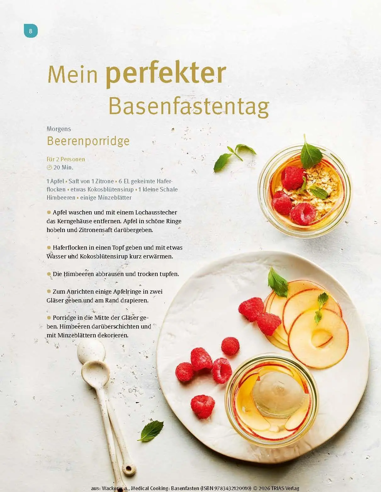Bild: 9783432120010 | Medical Cooking: Basenfasten | Sabine Wacker (u. a.) | Taschenbuch