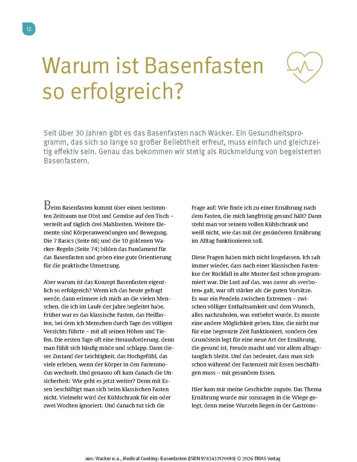 Bild: 9783432120010 | Medical Cooking: Basenfasten | Sabine Wacker (u. a.) | Taschenbuch