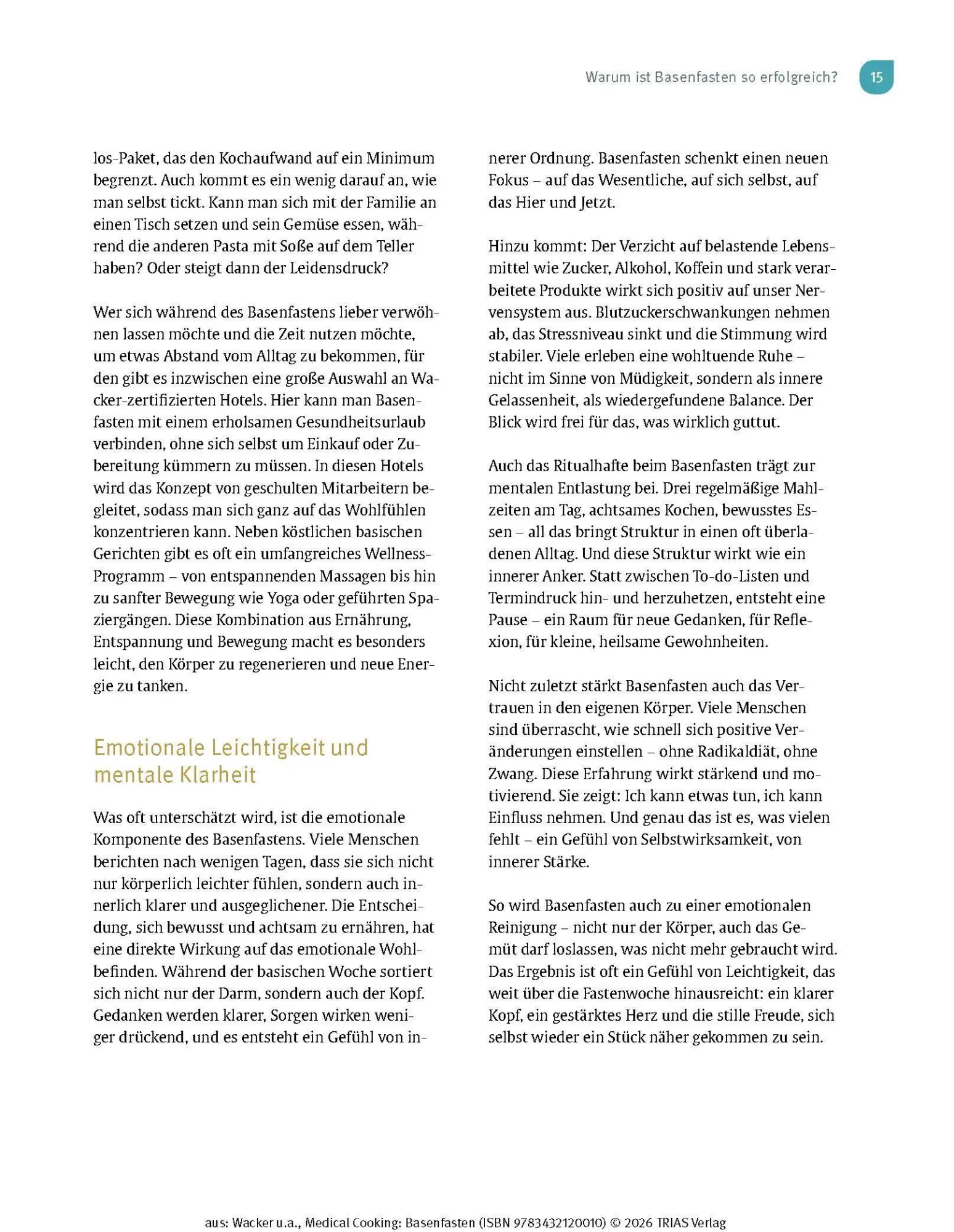 Bild: 9783432120010 | Medical Cooking: Basenfasten | Sabine Wacker (u. a.) | Taschenbuch