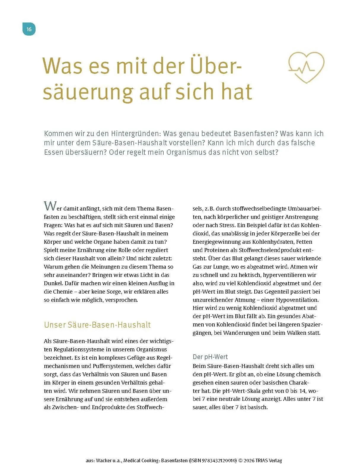 Bild: 9783432120010 | Medical Cooking: Basenfasten | Sabine Wacker (u. a.) | Taschenbuch