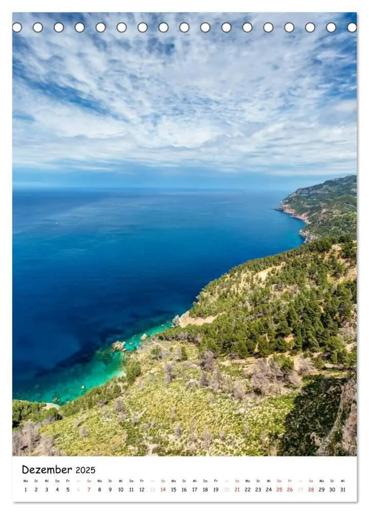 Bild: 9783457040010 | Mallorca - wild und romantisch (Tischkalender 2025 DIN A5 hoch),...