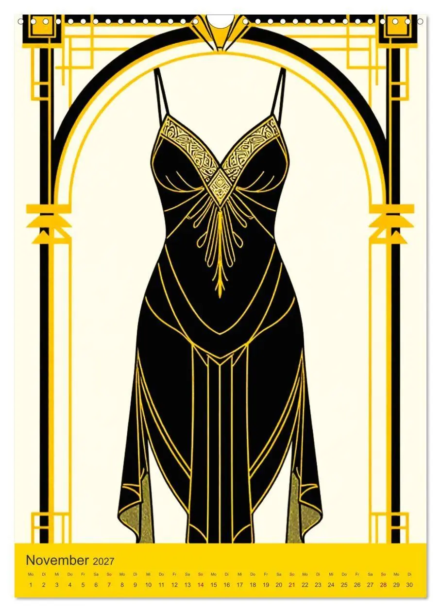 Bild: 9783516750010 | Art Deco Luxury - Golden Twenties (Wandkalender 2027 DIN A3 hoch),...