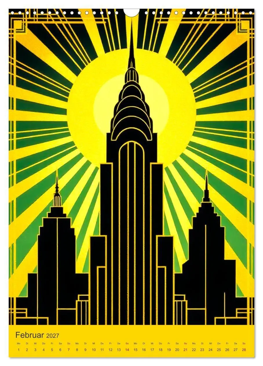 Bild: 9783516750010 | Art Deco Luxury - Golden Twenties (Wandkalender 2027 DIN A3 hoch),...