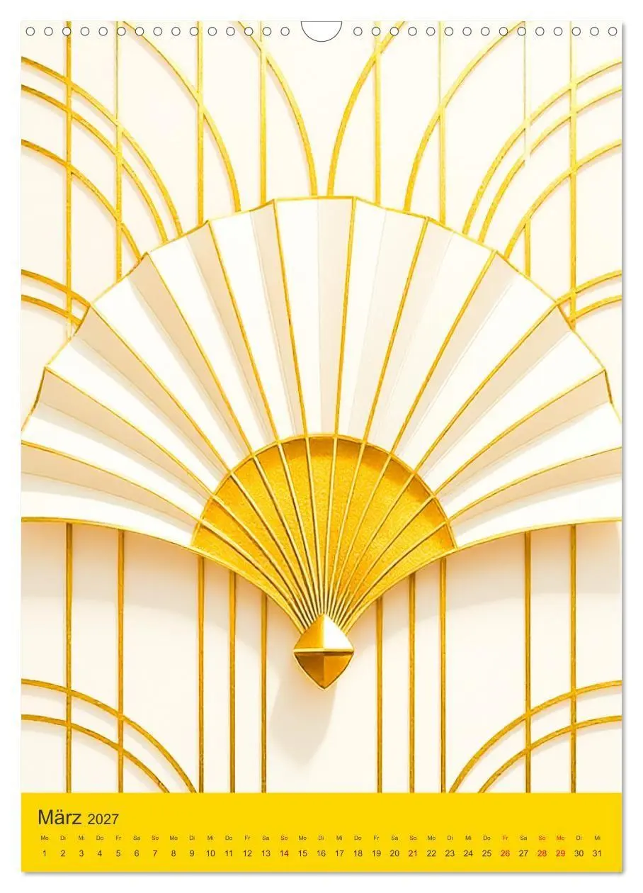 Bild: 9783516750010 | Art Deco Luxury - Golden Twenties (Wandkalender 2027 DIN A3 hoch),...