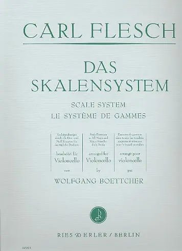 Cover: 9790013020010 | Das Skalensystem | Carl Flesch | Buch | Ries und Erler Musik Verlag