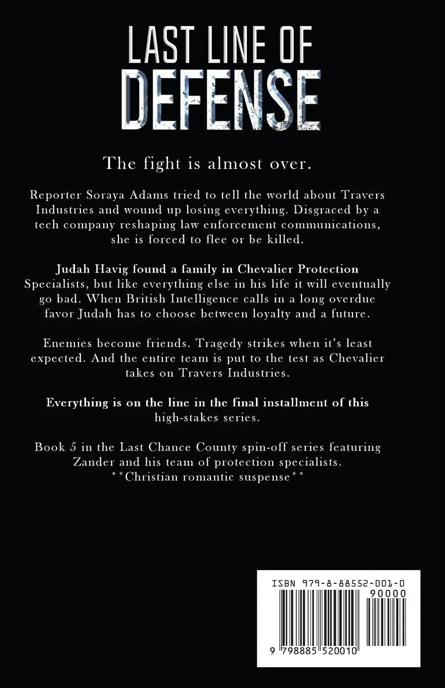 Rückseite: 9798885520010 | Last Line of Defense | Lisa Phillips | Taschenbuch | Englisch | 2022