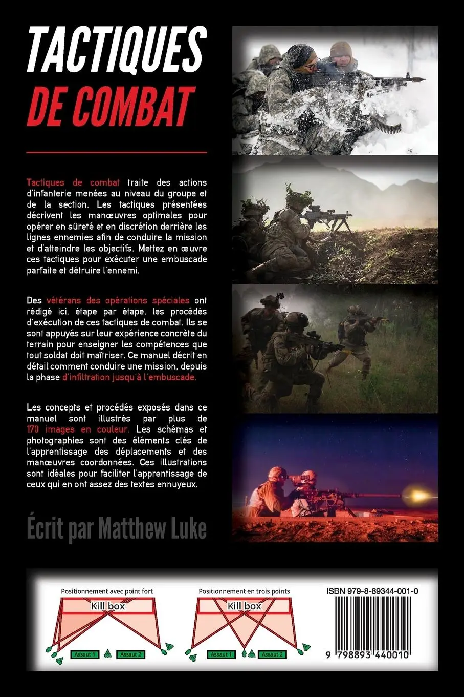 Rückseite: 9798893440010 | Tactiques de combat | Un manuel illustré | Matthew Luke | Taschenbuch