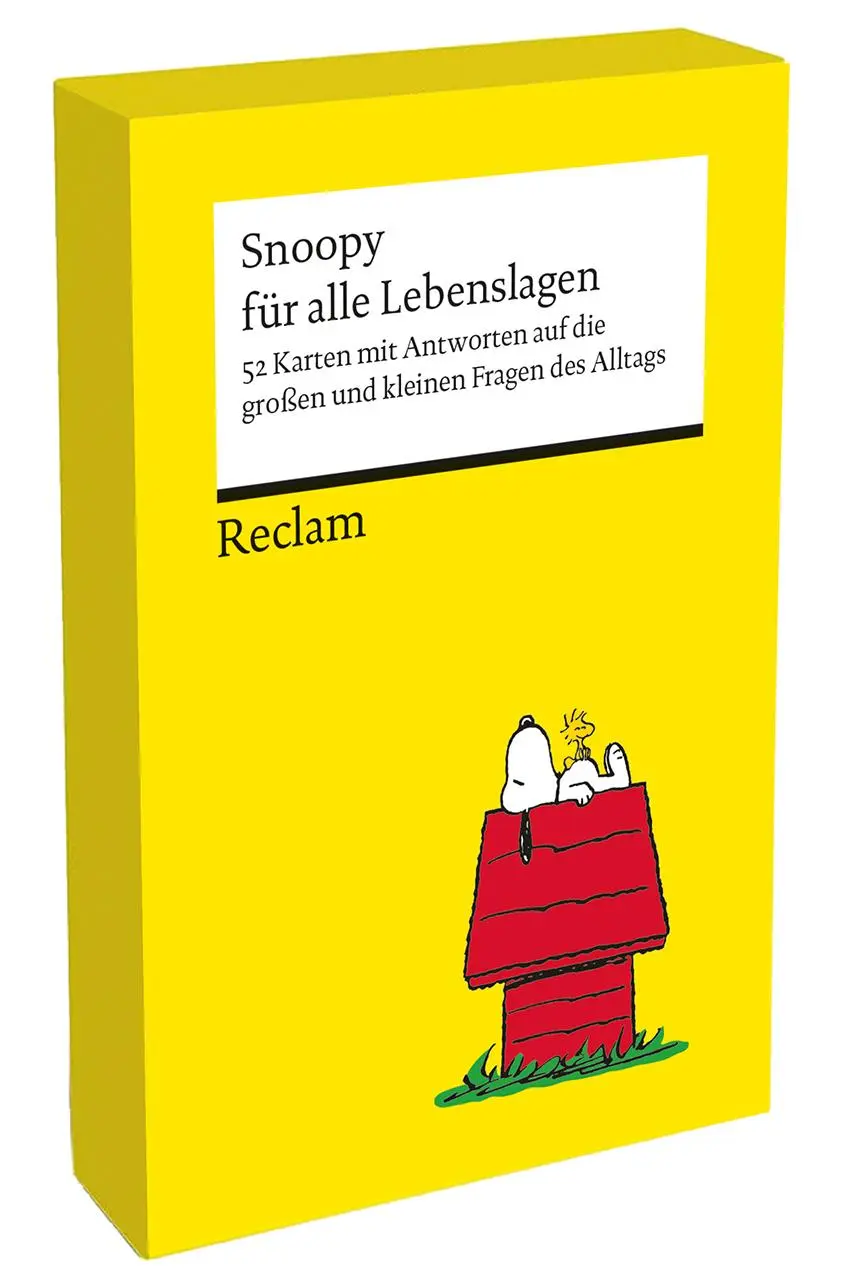 Cover: 4262461870110 | Snoopy für alle Lebenslagen. 52 Karten mit Antworten auf die großen...