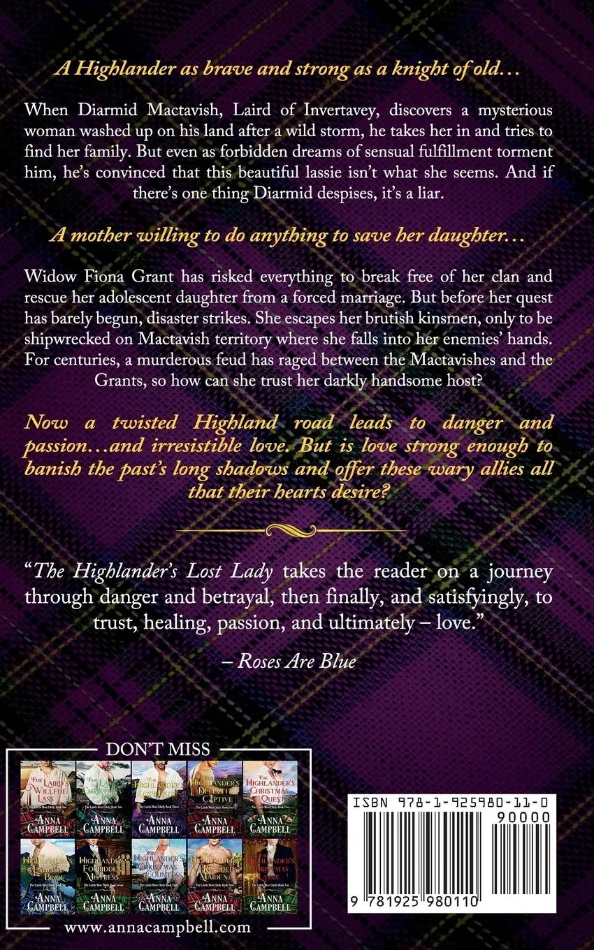 Rückseite: 9781925980110 | The Highlander's Lost Lady | The Lairds Most Likely Book 3 | Campbell