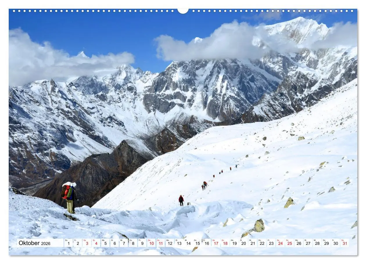 Bild: 9783457410110 | MANASLU HIMAL gewaltige Bergriesen (Wandkalender 2026 DIN A2 quer),...
