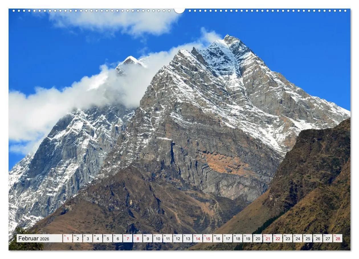 Bild: 9783457410110 | MANASLU HIMAL gewaltige Bergriesen (Wandkalender 2026 DIN A2 quer),...