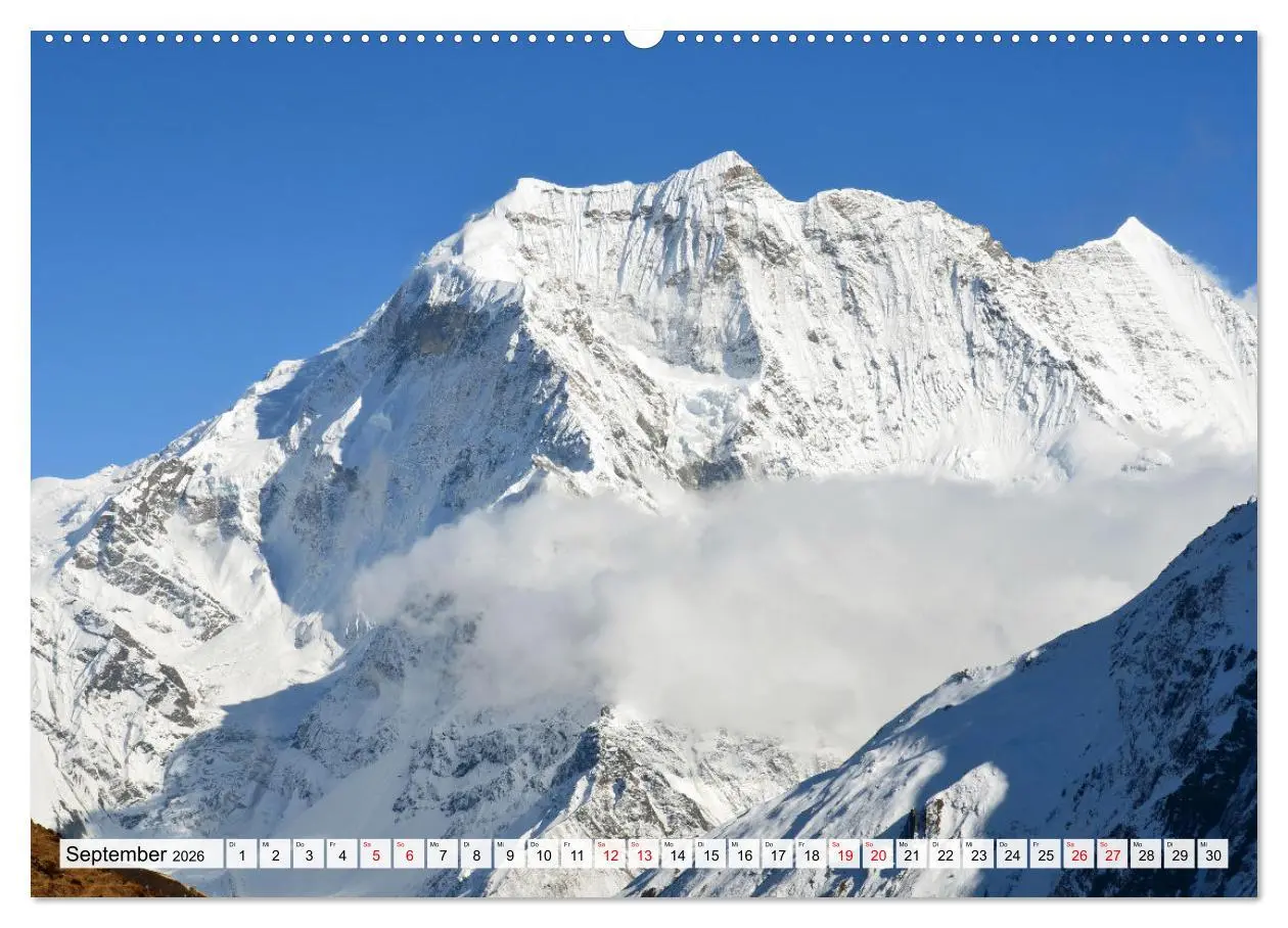 Bild: 9783457410110 | MANASLU HIMAL gewaltige Bergriesen (Wandkalender 2026 DIN A2 quer),...