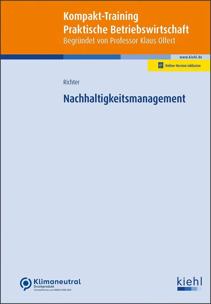 Cover: 9783470110110 | Nachhaltigkeitsmanagement | Christian H. Richter | Bundle | Deutsch