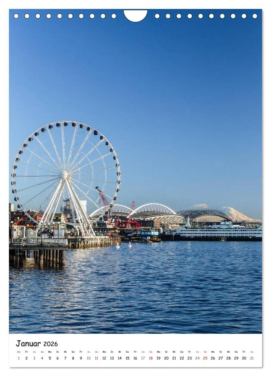 Bild: 9783516430110 | Seattle - Moderne Stadt des Nordwestens (Wandkalender 2026 DIN A4...