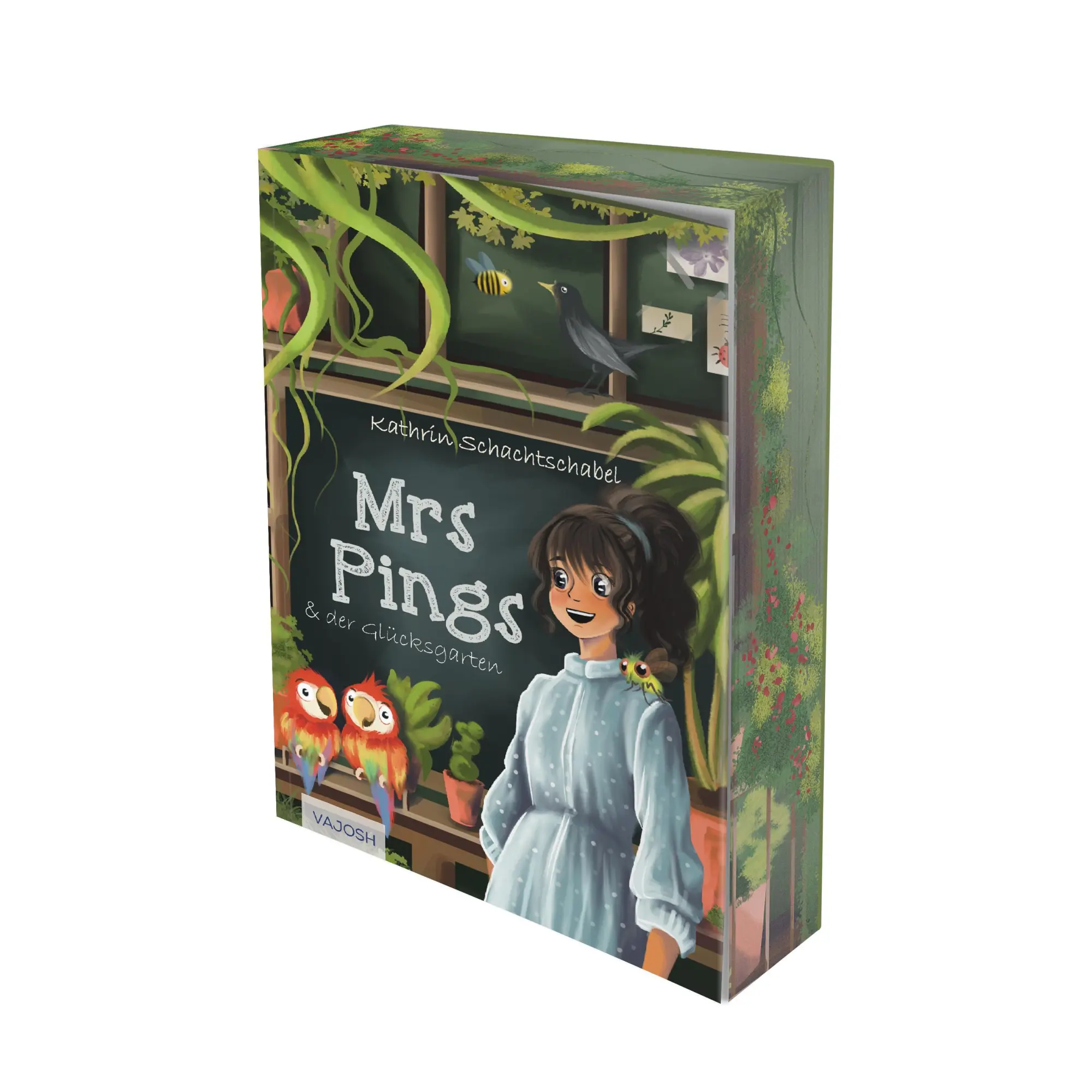 Cover: 9783690510110 | Mrs Pings und der Glücksgarten | mit limitiertem Farbschnitt! | Buch