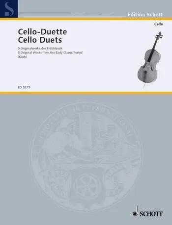 Cover: 9790001060110 | Cello Duette - Cello Duets | Buch | Schott Music | EAN 9790001060110