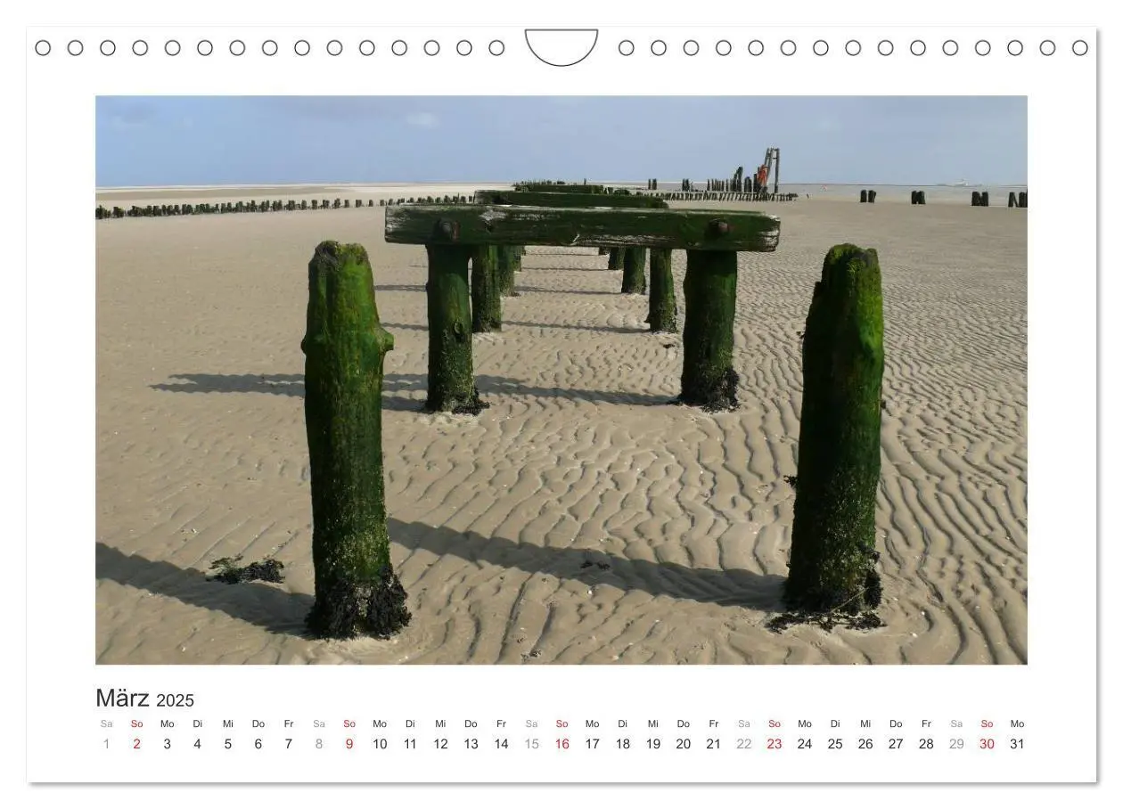 Bild: 9783435480210 | Wangerooge. Der Charme des Ostanlegers (Wandkalender 2025 DIN A4...